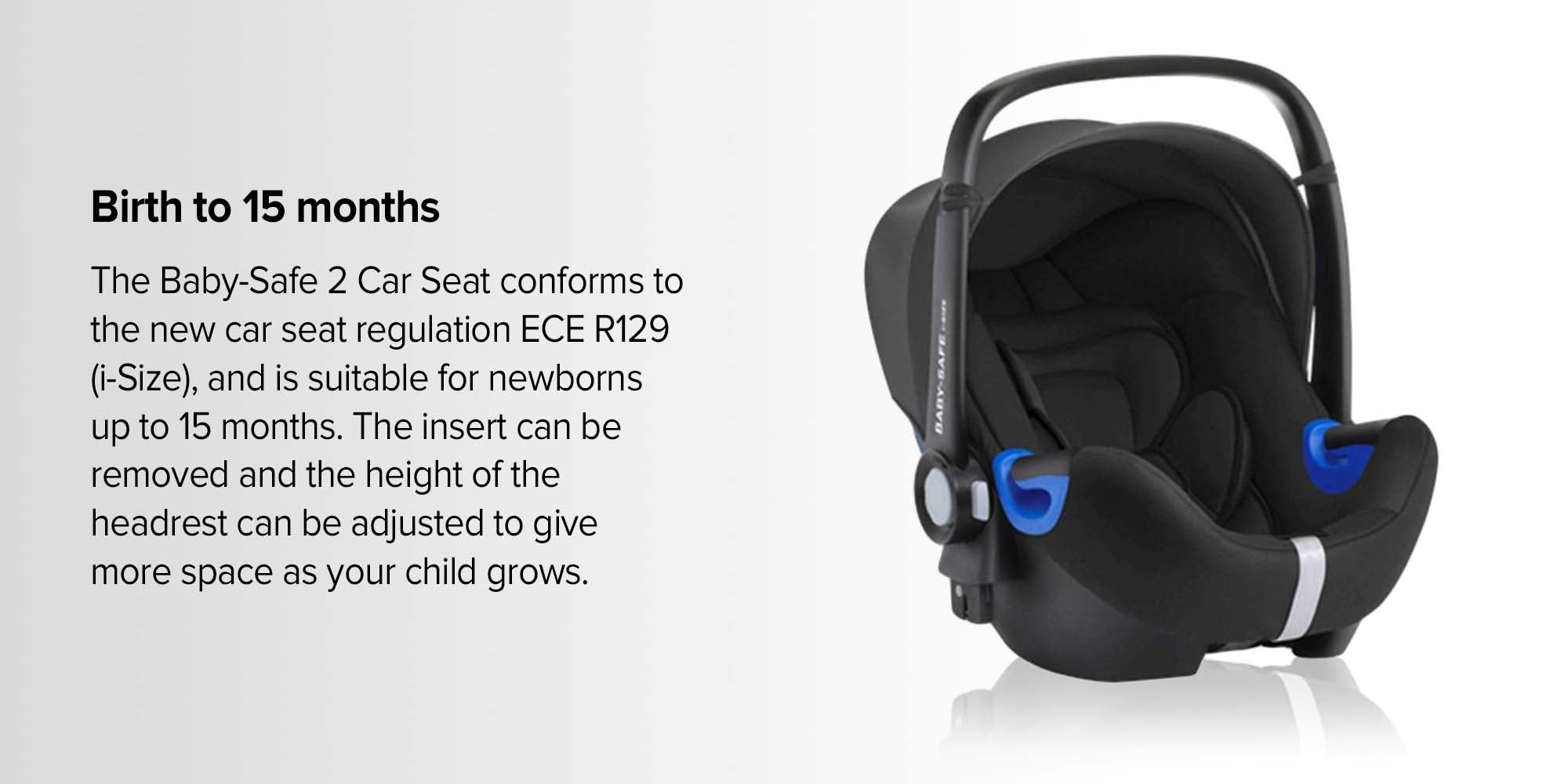 I-Size Br Baby Car Seat Group 1 - Cosmos Black