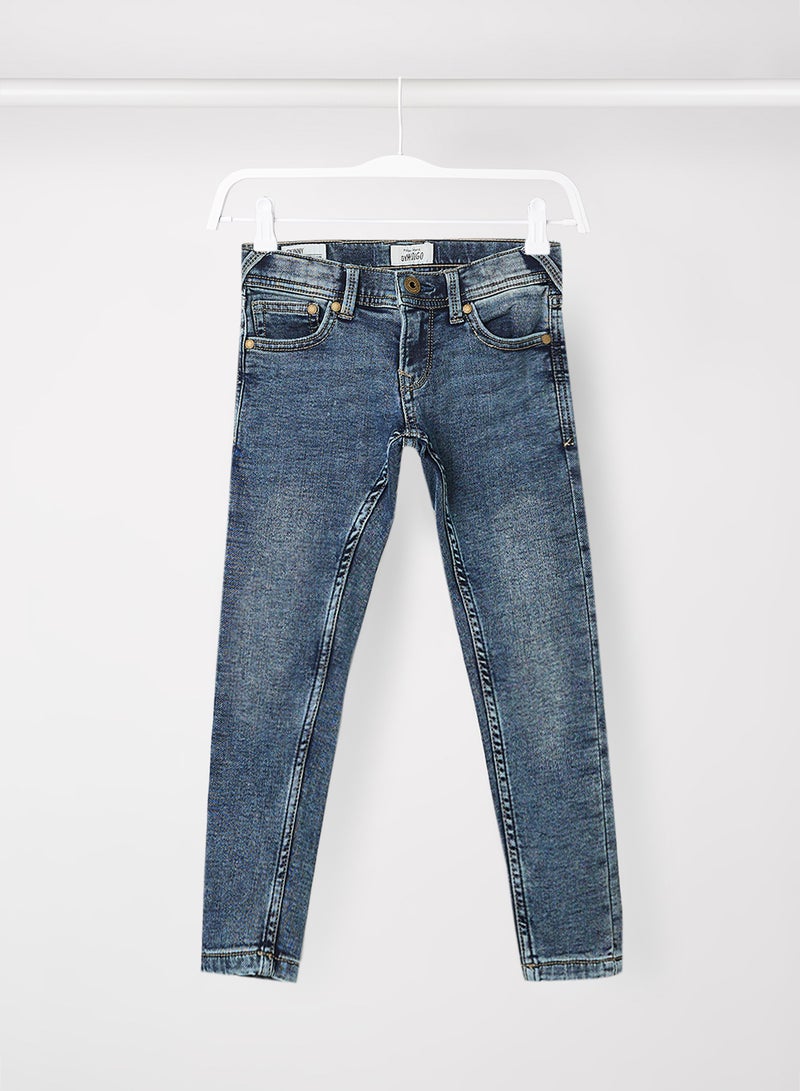 Boys Faded Jeans Blue