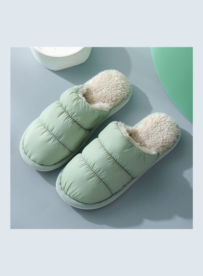 Cotton Bedroom Slippers Green