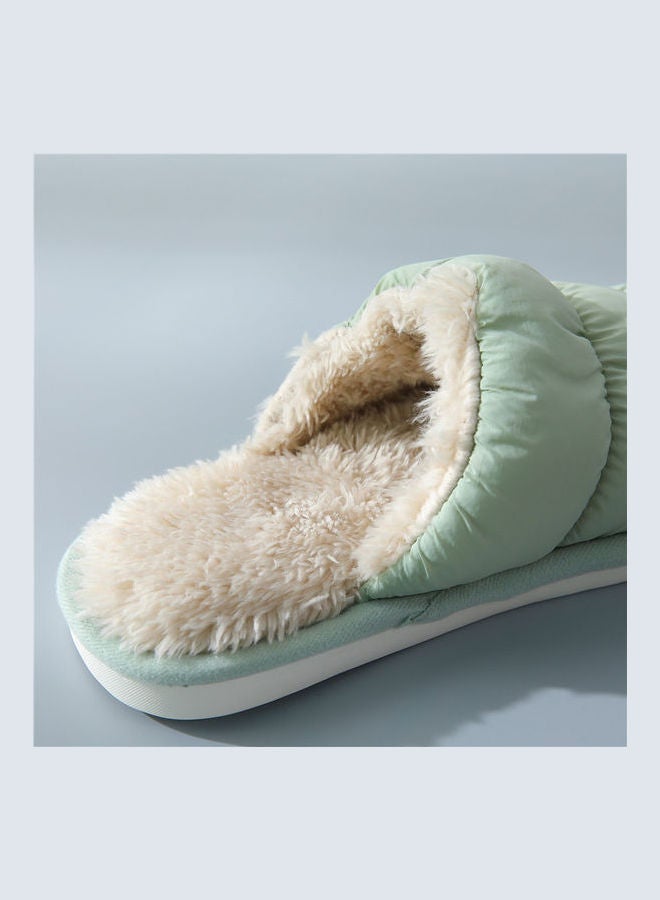 Cotton Bedroom Slippers Green