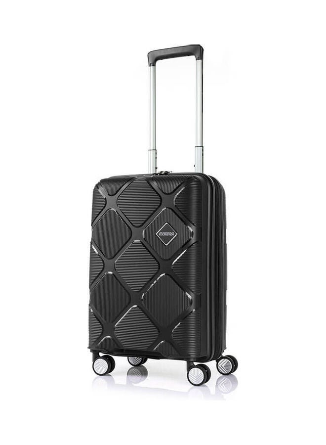 Instagon Spinner Small Cabin Luggage Trolley Jet Black
