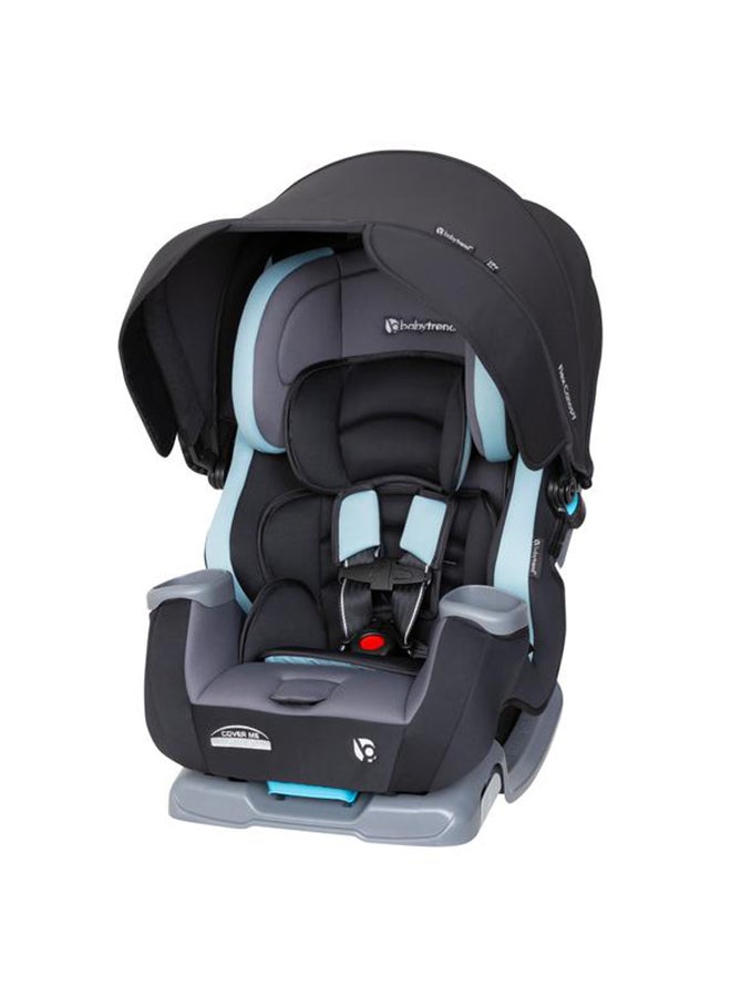 4-In-1 Cover Me Convertible Car Seat - Black/Blue