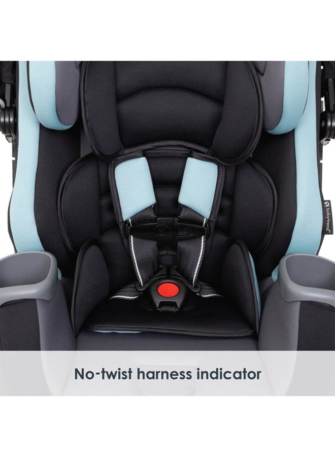 4-In-1 Cover Me Convertible Car Seat - Black/Blue