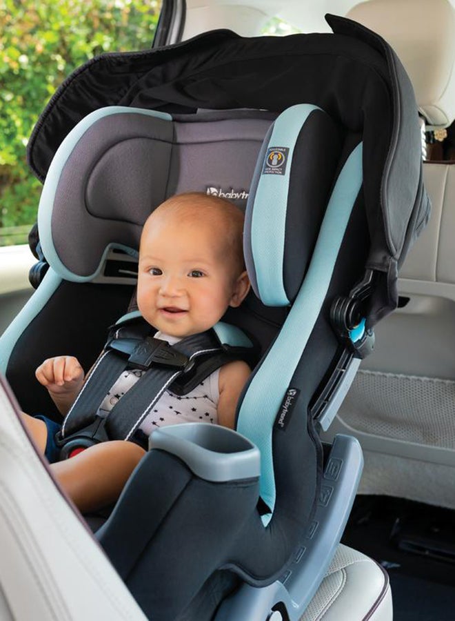 4-In-1 Cover Me Convertible Car Seat - Black/Blue