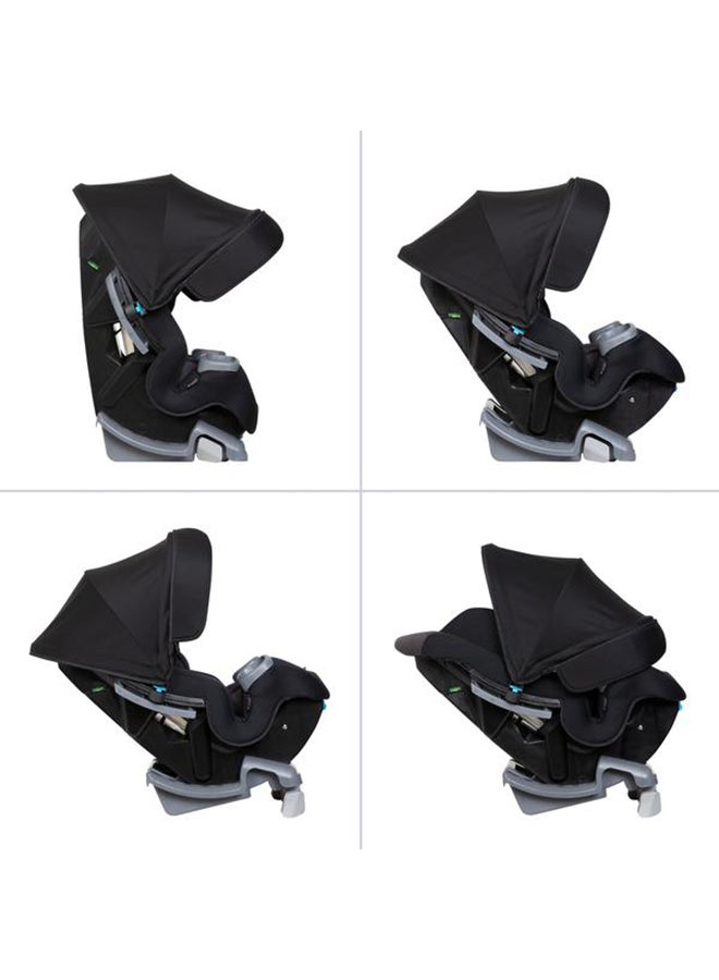4-In-1 Cover Me Convertible Car Seat - Black/Grey