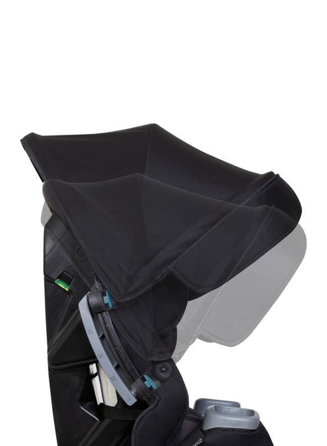 4-In-1 Cover Me Convertible Car Seat - Black/Grey