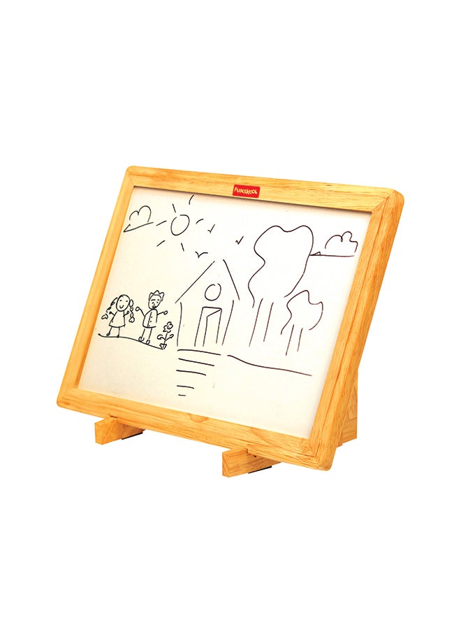 2-In-1 Double Sided Learn & Write Board - Dry-Erase Board And Magnetic Board For Kids 41x4x25.5cm