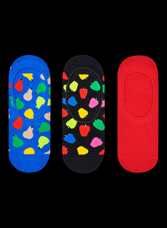 3-Pack Pears Liner Socks Multicolour