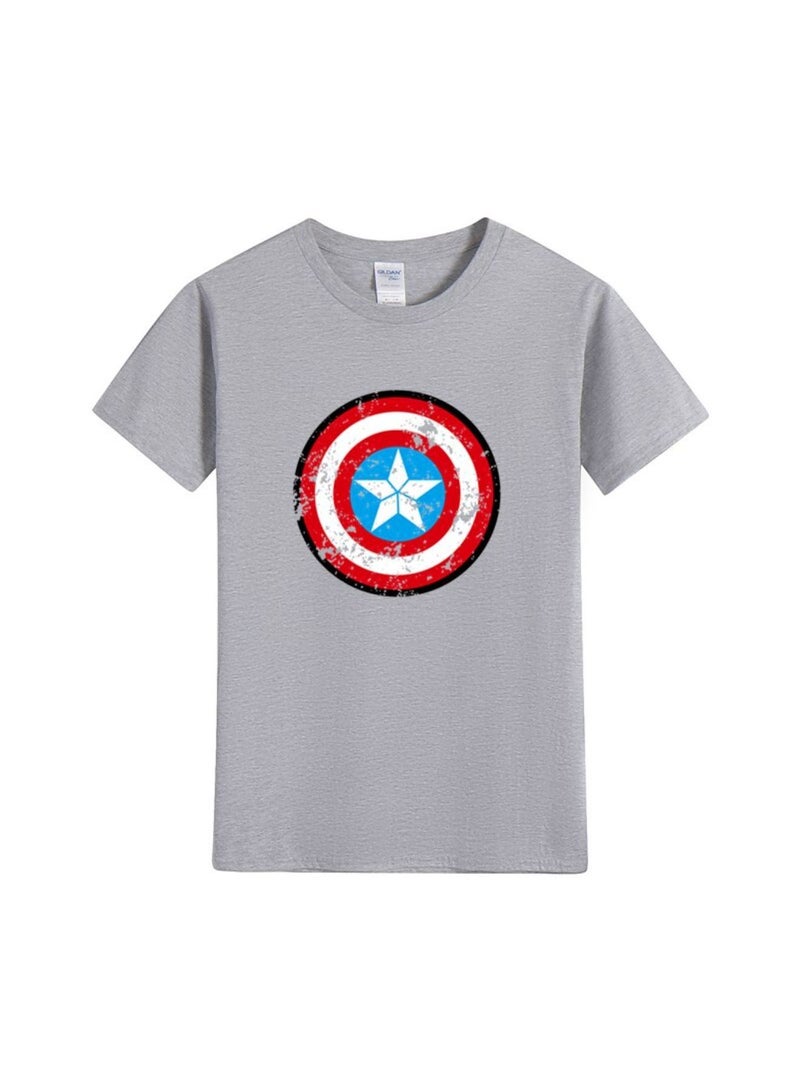 Star Shield Printed T Shirt