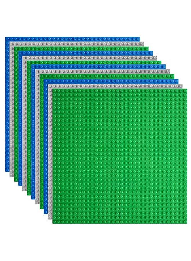 Classic Baseplates Building Base Plates For Building Bricks 100% Compatible With Major Brandsbaseplates 10