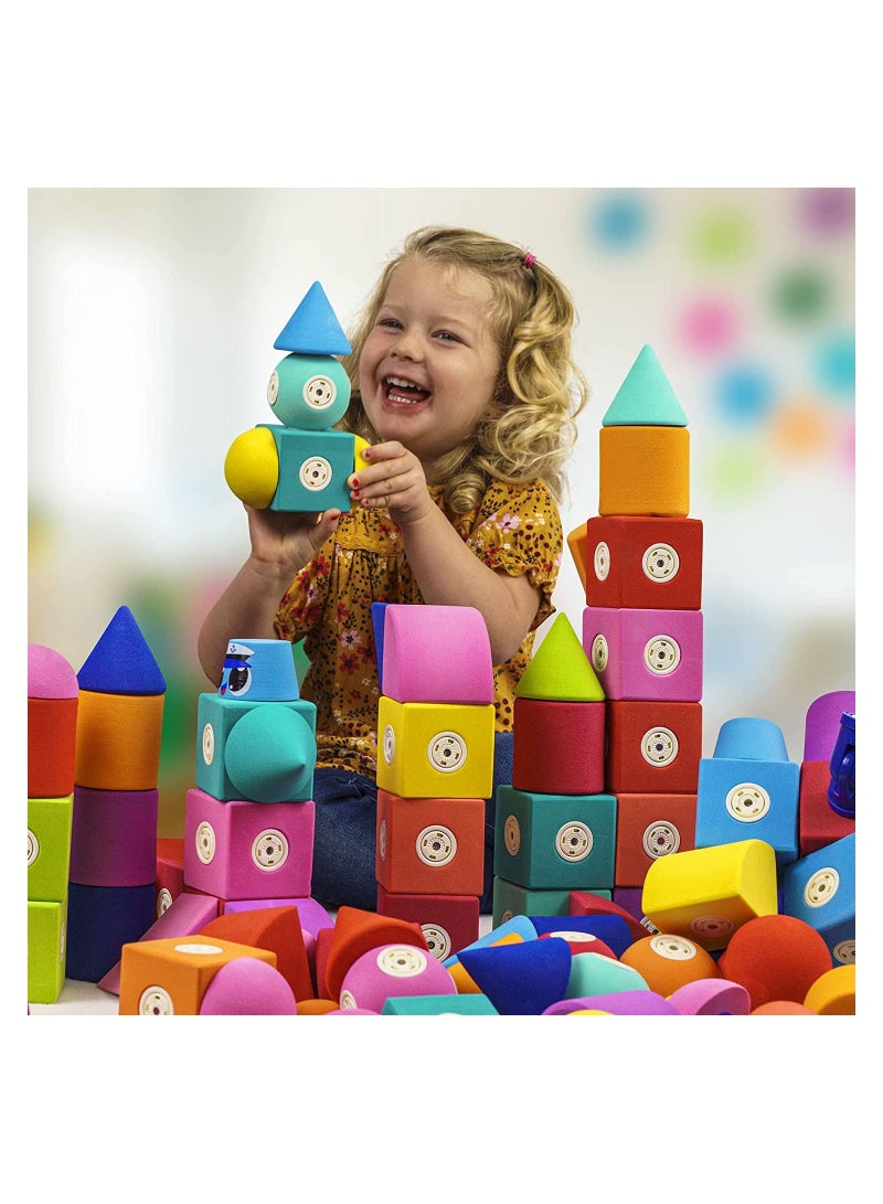 Blockaroo Magnetic Foam Building Blocks Small Tugboat MMBLSMTUG