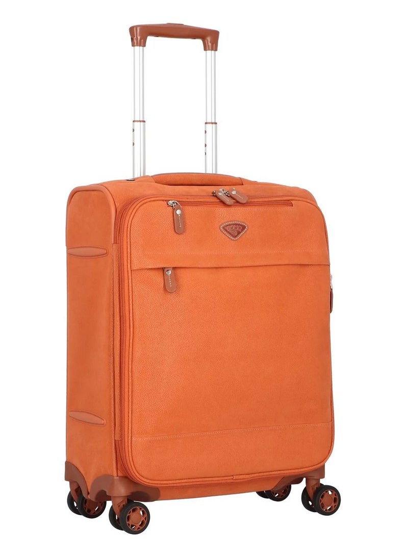 New Uppsala Soft Expandable Suitcase Luggage Trolley 55cm Cabin Terracotta