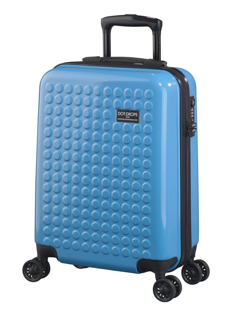 Chapter 2 PC Hardside Suitcase Trolley Carry-on Luggage 55 cm Cabin Blue