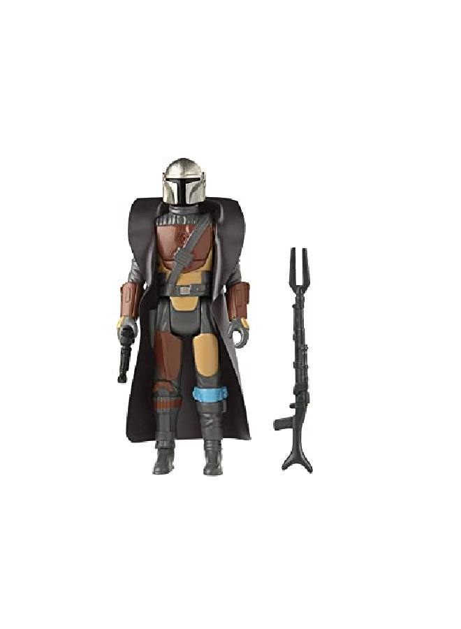 Star Wars Retro Collection The Mandalorian Toy 3.75Inchscale Collectible Action Figure With Accessories, Toys For Kids Ages 4 And Up