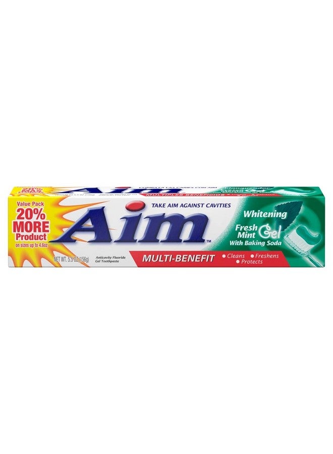 Im Whitening Anticavity Fluoride Toothpaste Gel Fresh Mint 5.5 Oz Pack Of 2