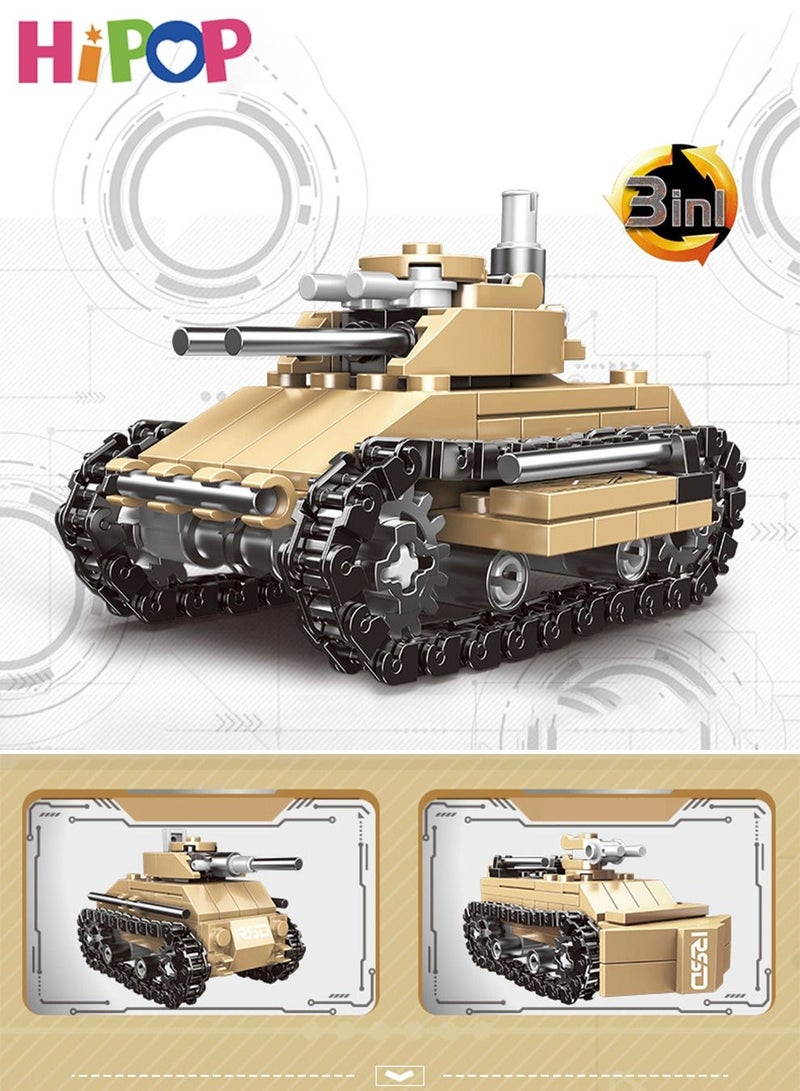 8 In 1 Military Series Blocks Set,Military Puzzle Toy,Blocks Set 800+ PCS,Wide Compatibility,Building Blocks Tank Toy