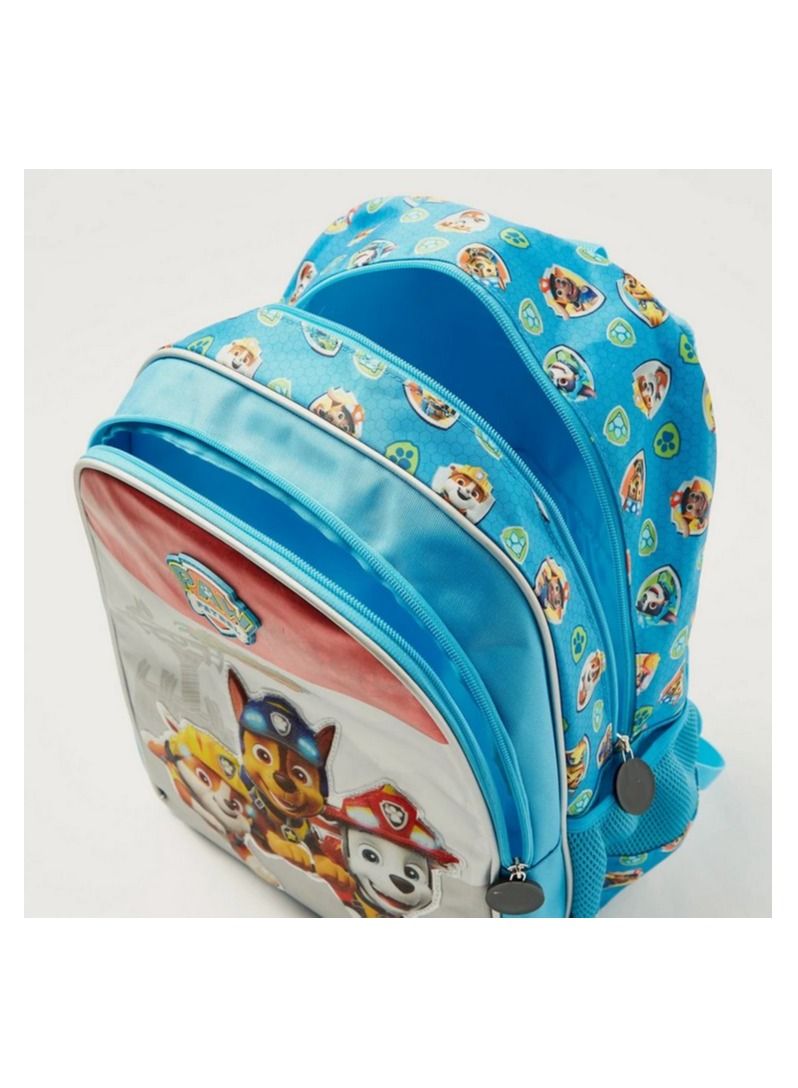 Printed Backpack with Adjustable Shoulder Straps