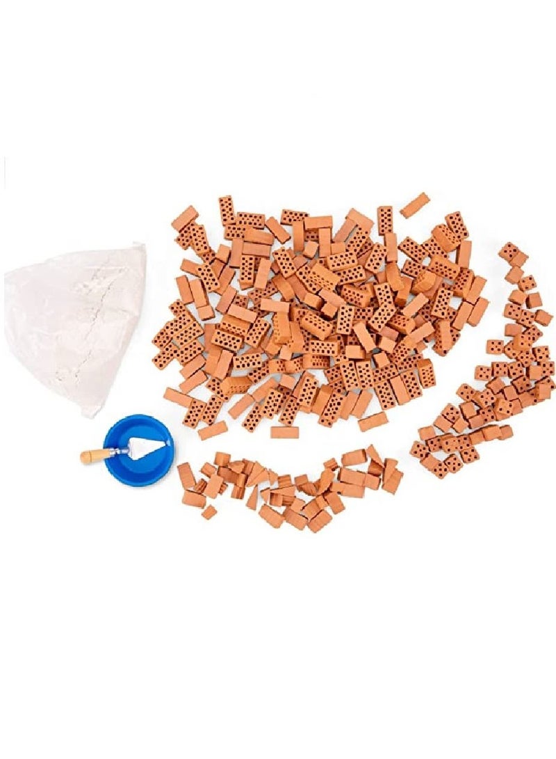 Teifoc Huge Supplement Set 280 Pieces Stem Learning Inspired Brick Construction Set with Safe Mortar Made in Germany TEI 1500