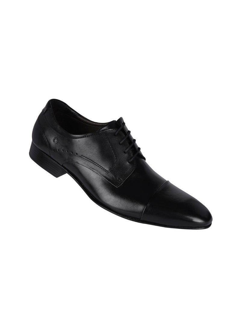 Democrata Mens Black Metropolitan Caster Leather Sole Shoe 228101-003
