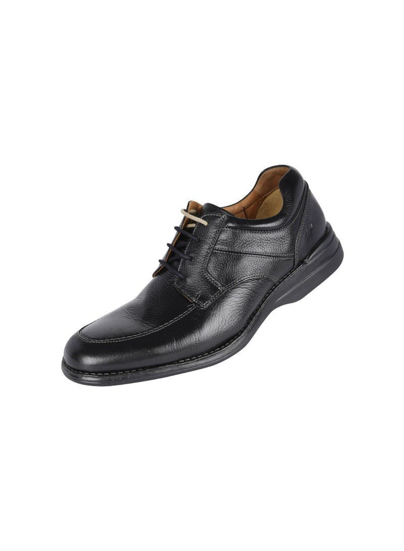 032-106 Democrata Mens Leather Shoe Smart Comfort Madison HI-Soft 32 Black Slip On 215105-001