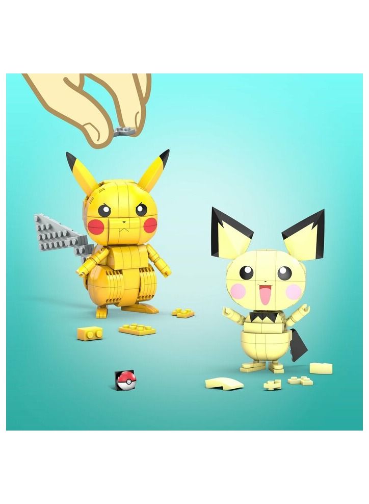 Pokemon Build And Show Pikachu Evolution Trio