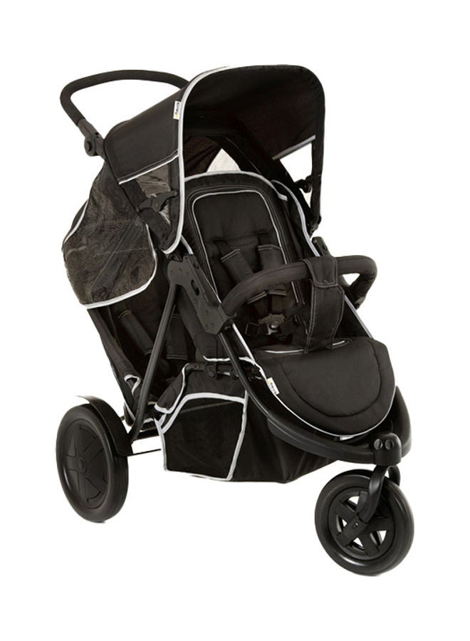 Double Baby Stroller Freerider - Black