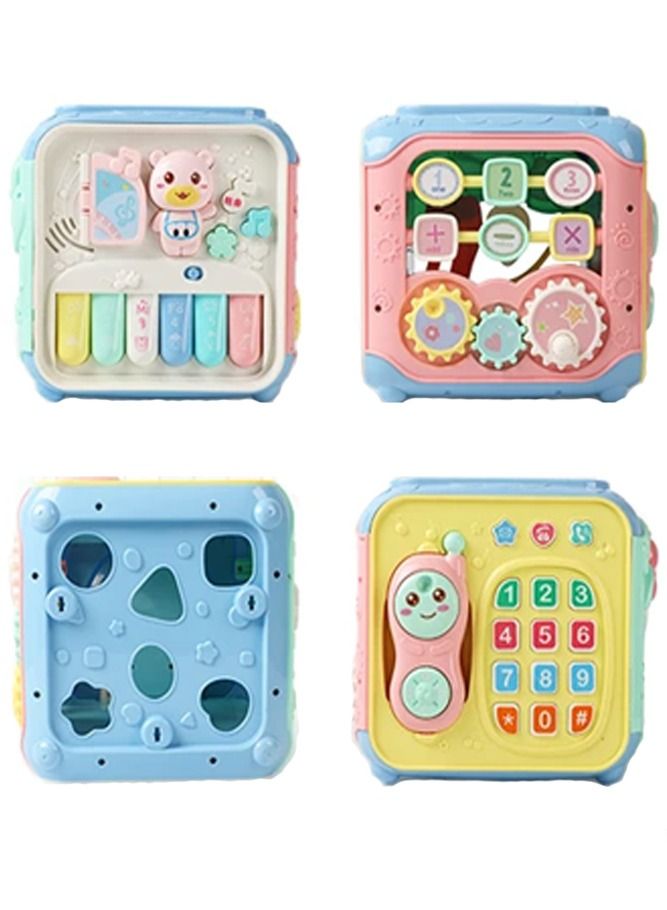 Multi Functional Musical Learning Cube for Babies Explore Play and Learn with 10 Plus Fun Activities