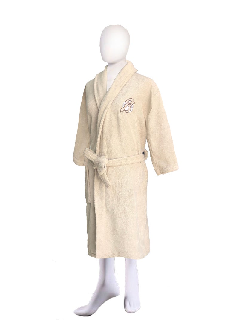 TERRY Bath Robe with Pocket Made in Egypt XL Unisex Bathrobe - 100% Cotton, Super Soft, Highly Absorbent Bathrobes For Women & Men  Perfect for Everyday Use, Unisex Adult size  XL