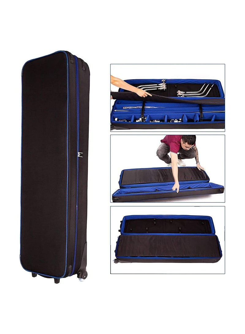 COOPIC TB-130 Professional Photography & Video Lighting Equipment Rolling Trolley Bag Case 51.5