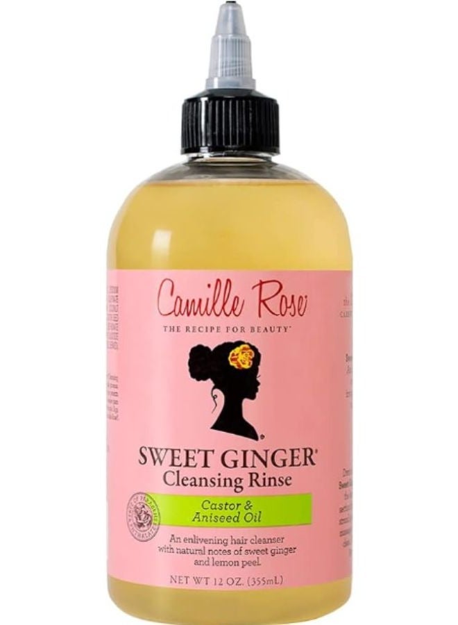Sweet Ginger Cleansing Rinse with sweet ginger and lemon peel. With castor oil 355 ml
