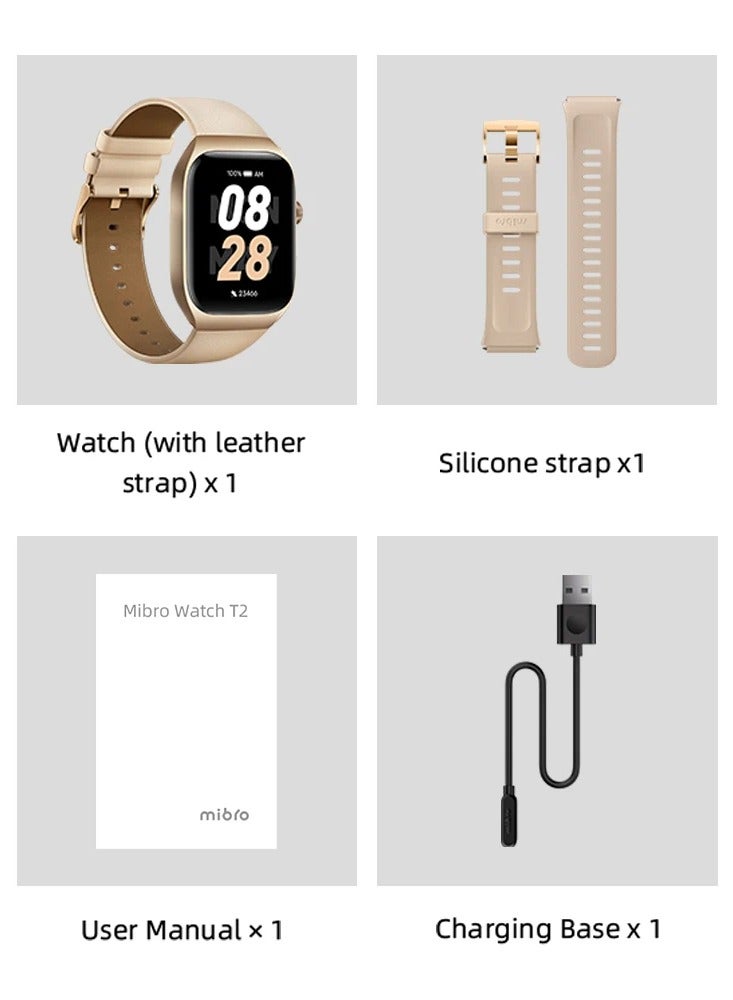 Mibro T2 Smart Watch - Gold