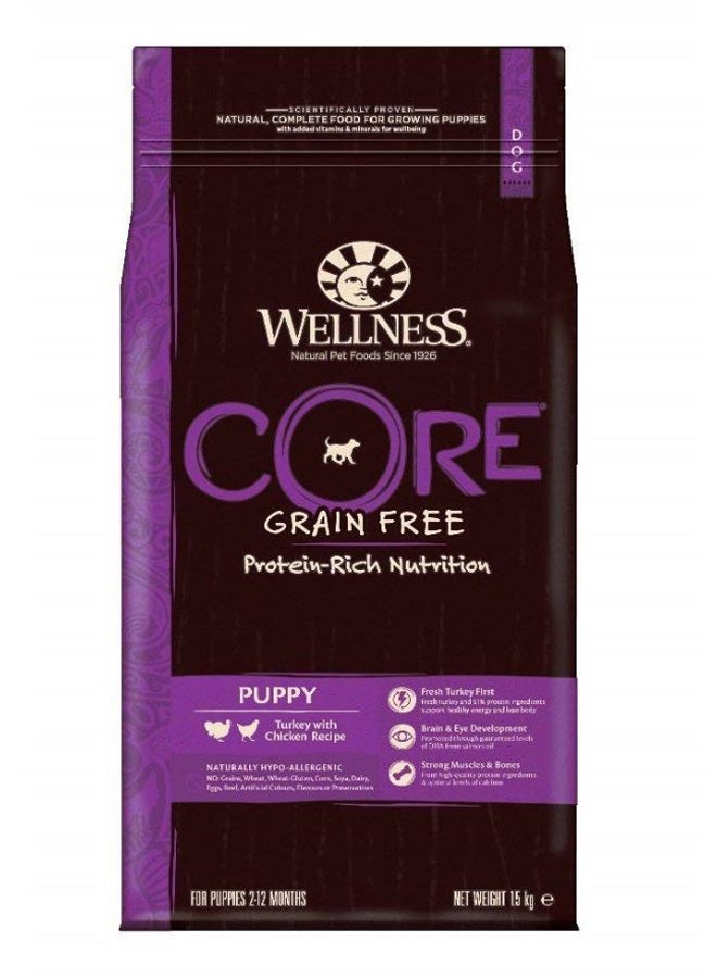 Core Turkey With Chicken Recipe For Puppy Brown 1.5kg