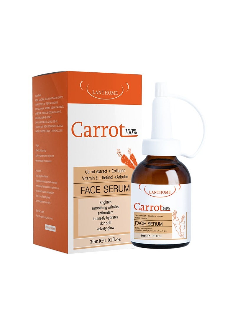 Natural Carrot Essence Dark Spot Corrector Cream Facial Moisturizing Essence Face Whitening Serum For Women And Girls