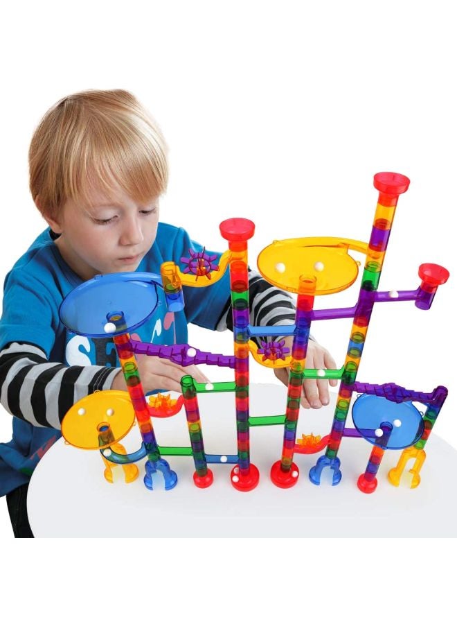 122-Piece Marble Runs Game Building Block Set