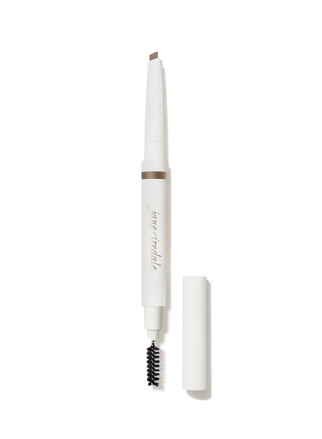 Purebrow Shaping Pencil Retractable Pencil + Spoolie Expertly Outlines, Shapes, Fills, & Fluffs, Waterresistant, Smudgeproof Formula