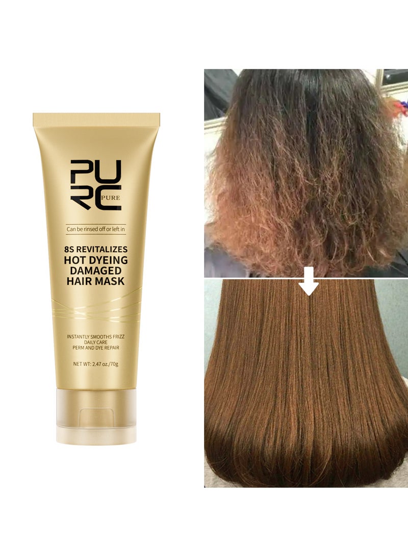 Hair Keratin Treatments Cream Smoothing Soft Repair Perms Dyes Damaged Frizz Hair Care Product for Unisex