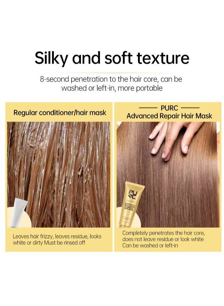 Hair Keratin Treatments Cream Smoothing Soft Repair Perms Dyes Damaged Frizz Hair Care Product for Unisex