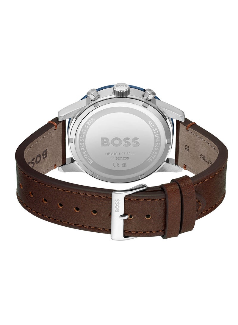 Men's Allure Leather Wrist Watch - 1513921