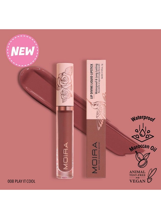 Lip Divine Liquid Lipstick (008 Play It Cool)