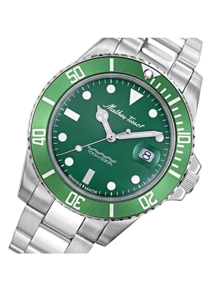 Mathey-Tissot Mathey Vintage Quartz Green Dial Men's Watch H901AV