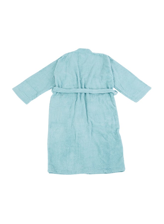 Nexus Long Sleeves Kimono Bathrobe Blue M