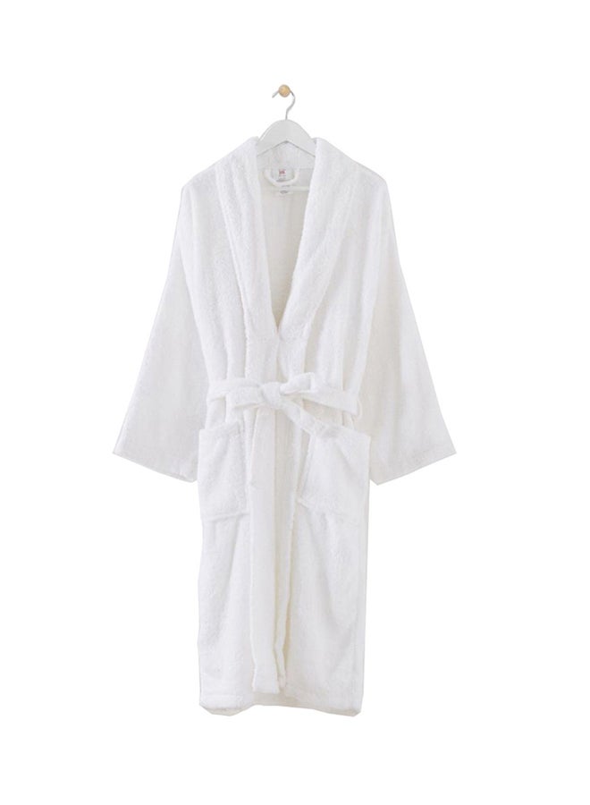 Essential Shawl Bath Robe White XL