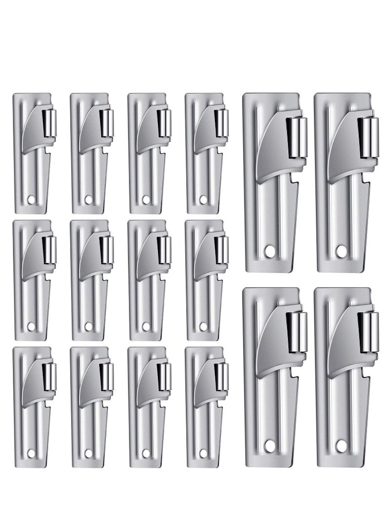 16 Packs Camping Can Opener Stainless Steel Military Survival Army Backpack