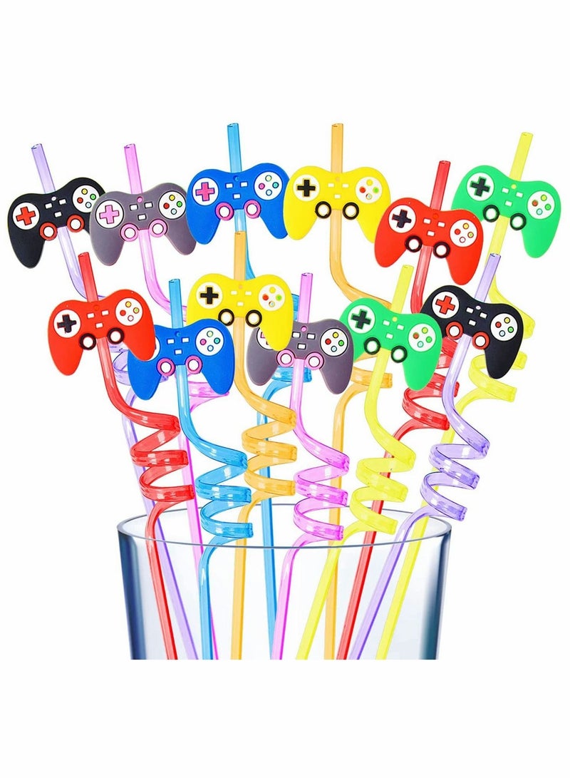 Video Game Straws, Reusable Straws for Kids