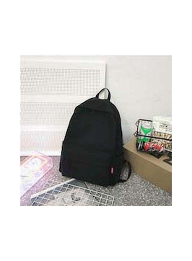 Adjustable Shoulder Strap Backpack Black