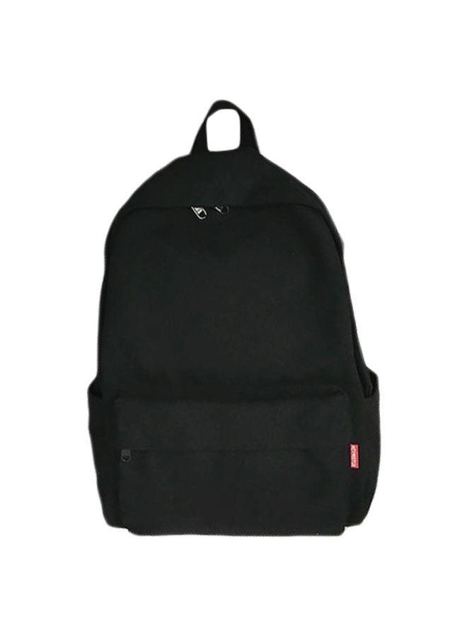 Adjustable Shoulder Strap Backpack Black