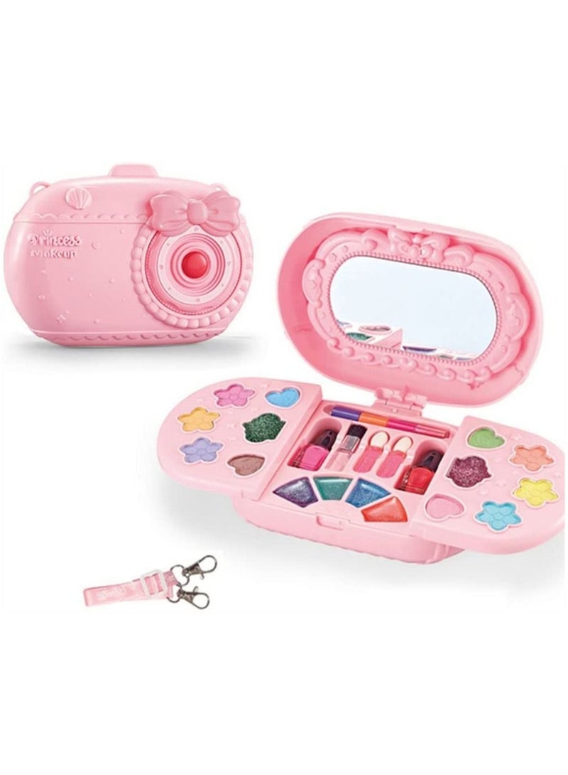 Kids Makeup Kit for Girls, Children's Kit, Bags with Mirror Makeup, Suitable Girls' Non -toxic, Washed Role -Playing Young Girls