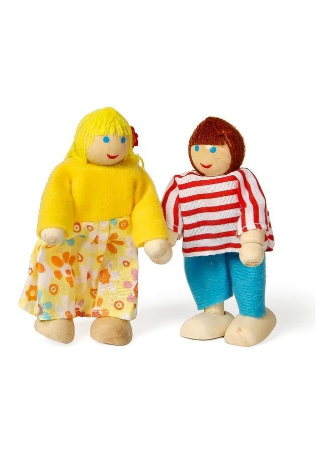 4-Piece Happy Family Doll Set