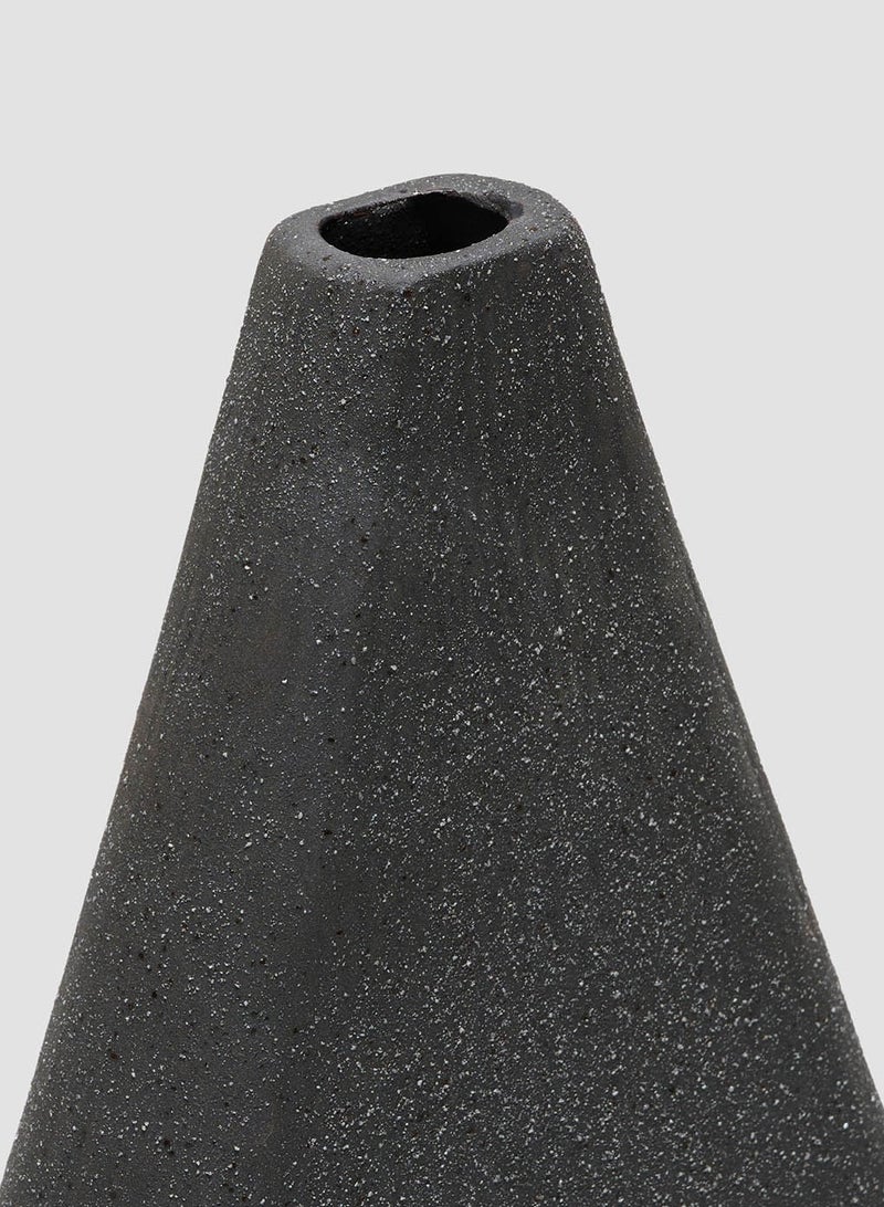 Sesto Black Ceramic Vase