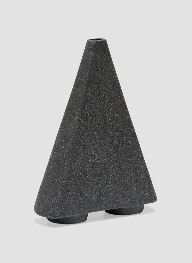 Sesto Black Ceramic Vase